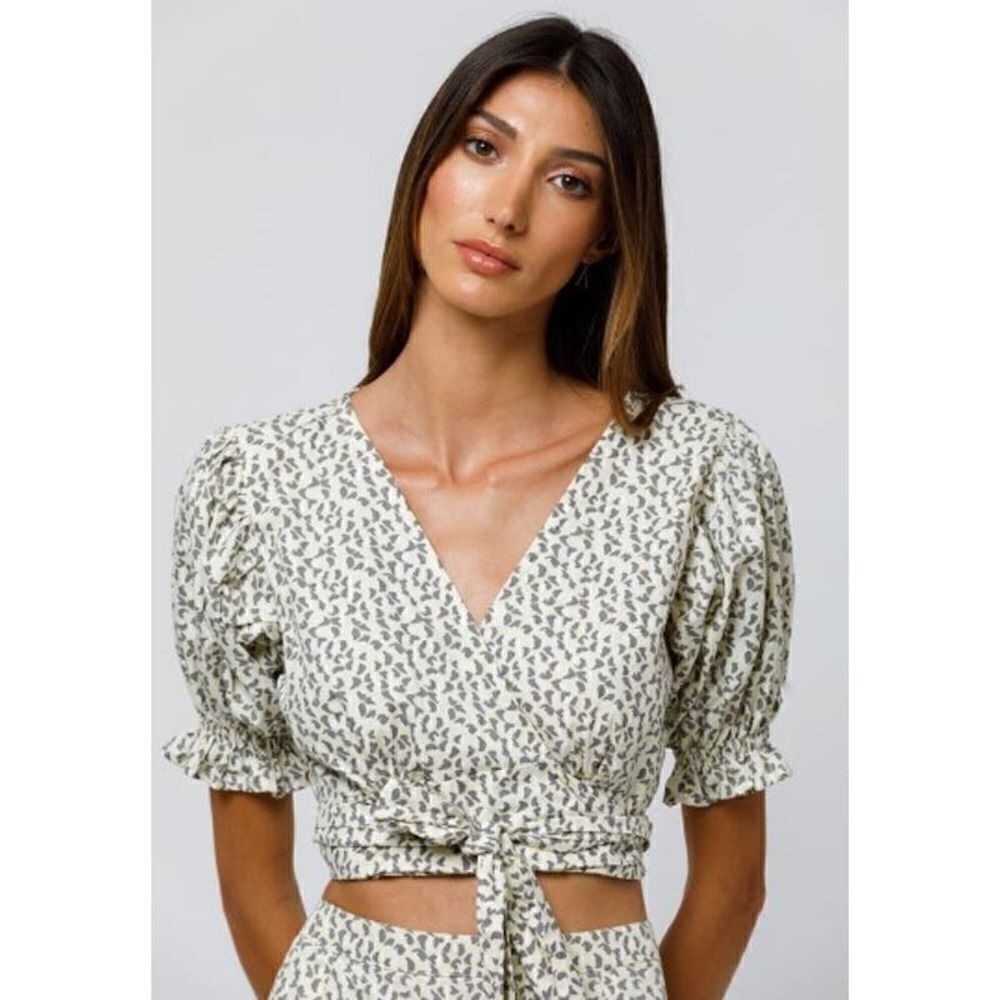 Anthropologie Beachgold Ruby Crop Top Sz. M